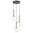 Potrójna lampa wisząca złota - K577-Kornel