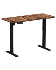 Loftowe regulowane biurko elektryczne z bankiem pamięci 140x60 cm - Klever 3X w sklepie aosom.live