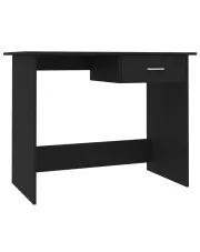 Czarne minimalistyczne biurko o szerokości 100 cm - Mirden w sklepie aosom.live