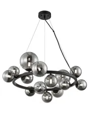 Wisząca lampa z 14 szklanymi kloszami - S006-Zollaro w sklepie aosom.live