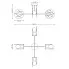 Wymiary lampy sufitowej D154 Divienso
