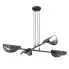 Czarna nowoczesna lampa D167-Uroxa
