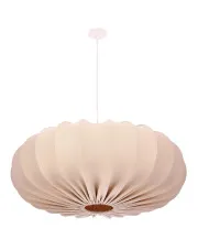 Nowoczesna lampa wisząca z abażurem w kolorze frappe - D200-Justin w sklepie aosom.live