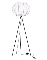 Biała nowoczesna lampa podłogowa z abażurem -  D199-Erga w sklepie aosom.live