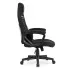 Czarny fotel ergonomiczny Helmond