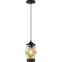 Czarna wisząca lampa sufitowa - M032 - Niras