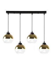 Nowoczesna lampa wisząca z czterema kloszami - D239-Calme w sklepie aosom.live