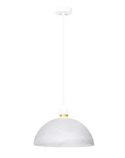 Biała wisząca lampa sufitowa - M045 - Romer w sklepie aosom.live