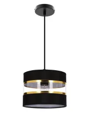 Czarna wisząca nowoczesna lampa - D253-Bodrux w sklepie aosom.live