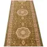 Zielony chodnik w tradycyjny wzór 100x450 cm - Mielno 3X