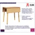 Foldino stolik naturalne drewno