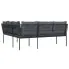 Brenno stalowa sofa ogrodowa
