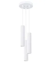 Biała potrójna nieregularna lampa wisząca - D299-Melson w sklepie aosom.live