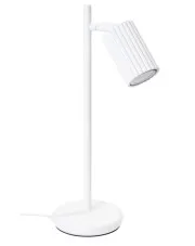 Karbowana biała lampka na biurko - D300-Melson w sklepie aosom.live