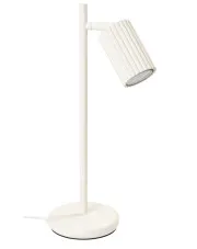 Beżowa karbowana lampka na biurko - D300-Melson w sklepie aosom.live