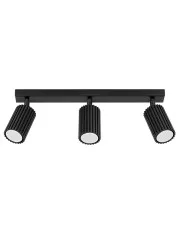 Loftowa czarna lampa sufitowa - D307-Melson w sklepie aosom.live