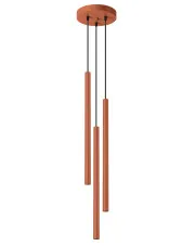 Industialna czerwona lampa wisząca - M087-Onyt w sklepie aosom.live