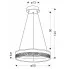 wymiary wiszacej lampy Lutoni M099