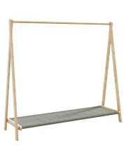 Minimalistyczny wieszak na ubrania z półką - Festo 3X w sklepie aosom.live
