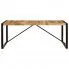 Zdjęcie industrialny stół z mango Fulo 5X brązowy | aosom.live