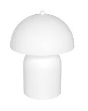 Biała minimalistyczna lampka nocna w kształcie grzybka - M127-Filadelfix w sklepie aosom.live