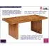 Zdjęcie stół drewniany vintage Lapis 2B palisander | aosom.live