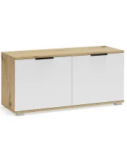 Minimalistyczna szafka na buty dąb artisan + biały - Merable 4X w sklepie aosom.live