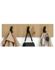 Minimalistyczny wieszak na ubrania dąb artisan - Merable 7X w sklepie aosom.live