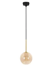 Beżowa lampa wisząca ze szklanym kloszem - J061-Oxi w sklepie aosom.live