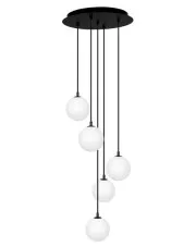 Biała lampa z wiszącymi kulami - J062-Oxi w sklepie aosom.live
