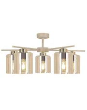 Beżowa sufitowa lampa z beżowym stelażem - J073-Kallis w sklepie aosom.live
