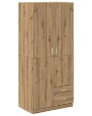 Nowoczesna szafa dąb artisan - Cleoni w sklepie aosom.live