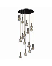 Czarno-złota loftowa lampa wisząca - J099-Lovet w sklepie aosom.live