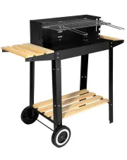 Grill węglowy na kółkach - Mambis w sklepie aosom.live