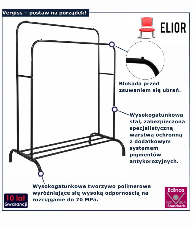 Wieszak stojący Nansi