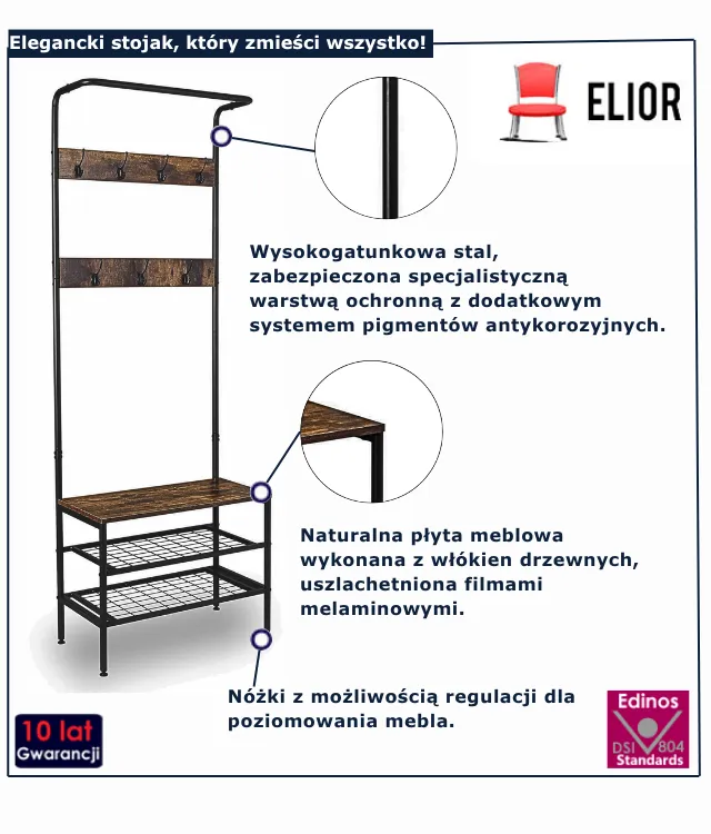 Wieszak stojący Morta