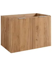 Dwudrzwiowa szafka łazienkowa 80 cm dąb craft złoty - Onellia 10X w sklepie aosom.live