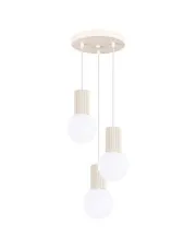 Beżowa nowoczesna lampa wisząca - K600-Buble w sklepie aosom.live