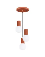Czerwona ryflowana lampa wisząca - K600-Buble w sklepie aosom.live