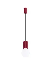 Burgundowa nowoczesna lampa wisząca - K599-Buble w sklepie aosom.live
