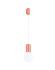 Brzoskwiniowa pojedyncza lampa wisząca - K599-Buble w sklepie aosom.live