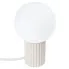 Beżowa jasna lampa stołowa - K601-Buble