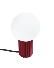 Burgundowa lampka na biurko - K601-Buble w sklepie aosom.live