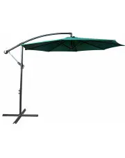 Ciemnozielony parasol na taras - Sunbrella w sklepie aosom.live