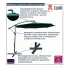  Parasol zielony do ogrodu Sunbrella