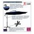  Parasol granatowy ogrodowy Sunbrella