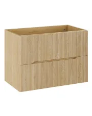 Wisząca szafka pod umywalkę dąb Cremona -  Linesso 4X 80 cm w sklepie aosom.live