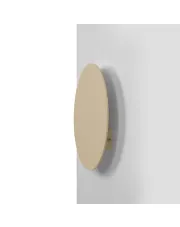 Beżowy metalowy kinkiet w kształcie koła 25 cm - J107-Fisel w sklepie aosom.live