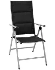 Czarny komplet krzeseł ogrodowych  - Boby w sklepie aosom.live