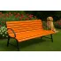 Wizualziacja ławki pomarańczowej Alexis